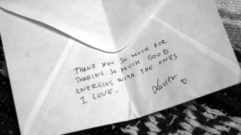 Demonstration of Thai massage working on the belly